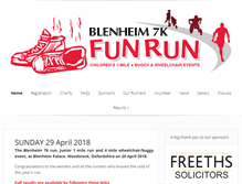 Tablet Screenshot of blenheim7k.co.uk